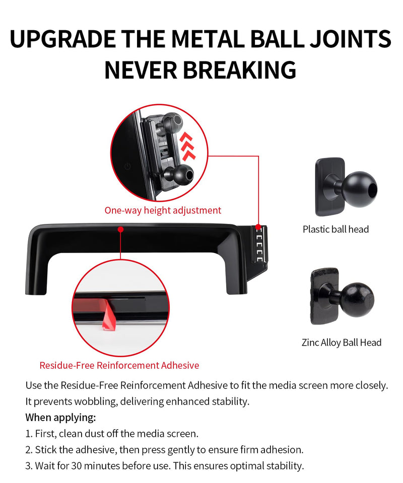 Car Phone Holder for Mercedes-Benz GLC/CLE/C-Class 2023-2026,12.3" Screen | C-Class 2022-2026,GLC-Class 2023-2026,CLE-Class 2024-2026,Magsafe Accessories Magnetic Cell Phone MountCompatible with iPhone for 23-26 GLC & 22-26 C-Class(12.3-Inch only)