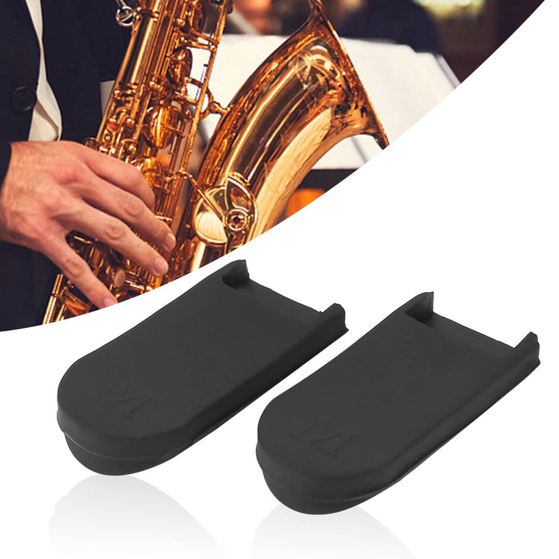 2PCS Saxophone Thumb Rest, Comfortable Saxophone Thumb Finger Rest Pad, Rubber Sax Gel Cushion Pad, for Tenor Saxophone, Baritone Saxophone