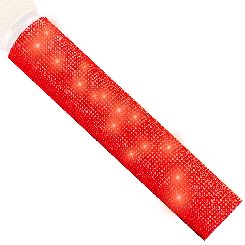 Sparkle Red Microphone Sleeve for Universal Wireless Mic Handheld and SB58 Beta58 Shine on Sing, Weddings, Live Streaming and Christmas Event Party Stage Show