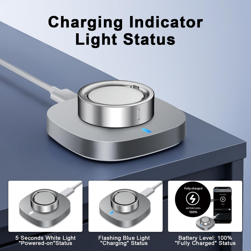 Charger Compatible with Aura-Ring Gen 4 Size 6,Fast Charging Dock | Portable Charger with USB-C Cable for Smart Ring Accessories,Not Compatible with Aura-Ring 5/Gen 3