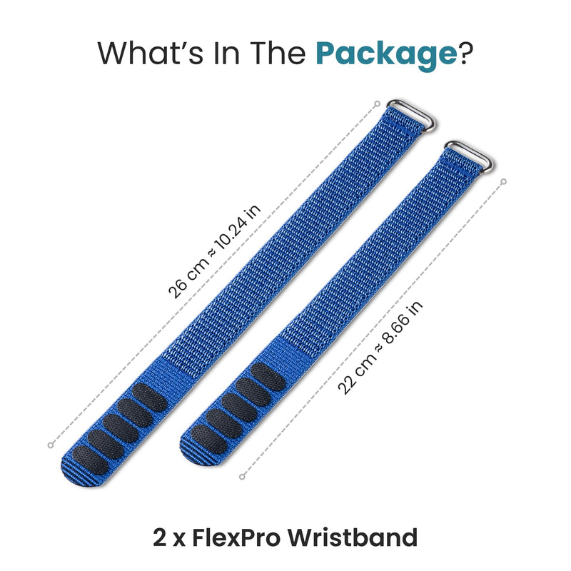 Herz P1 Smart Band + Blue Strap – Fitness & Sleep Tracking Wristba, Extra Adjustable Nylon Bands, Long Battery Life, Activity & Rest Monitoring, Splash Resistant, App Connected