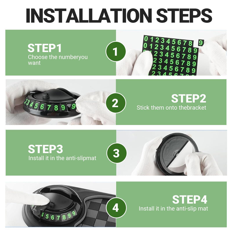 Multi Functional Anti-Slip Car Phone Mat with 360° Rotating Phone Holder for Phones, Sunglasses, and Daily Essentials