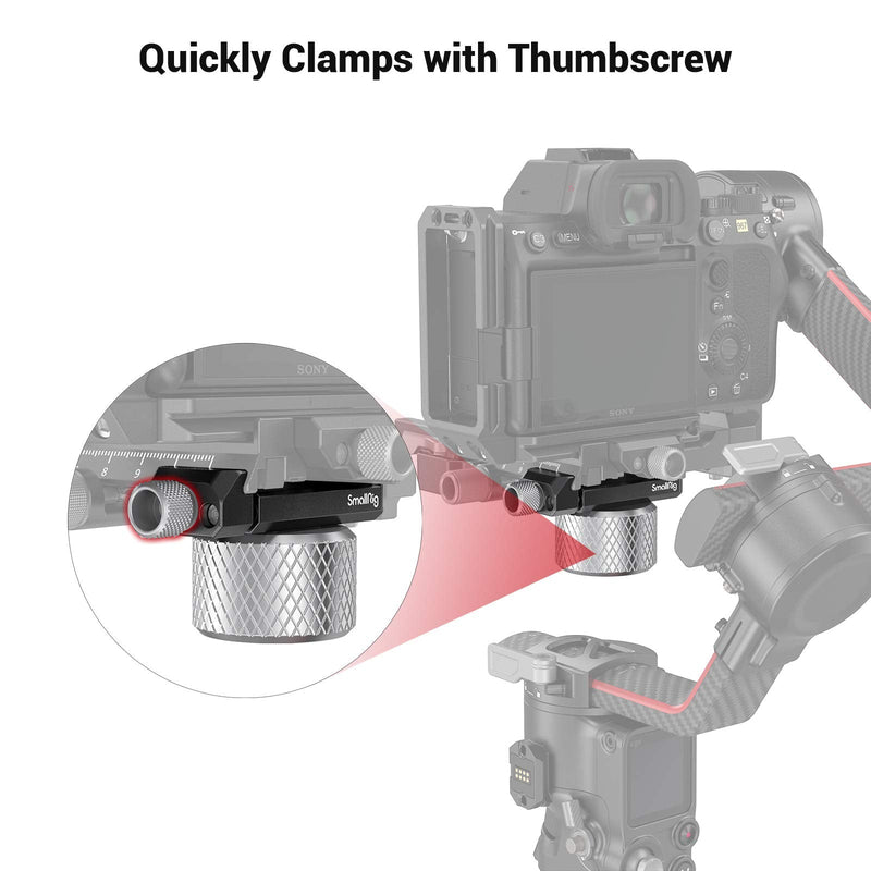 SMALLRIG Counterweight Kit Compatible with DJI RS2/RSC2/RS 3/RS 3 Pro and for Zhiyun Crane 2S/3S/Weebill S and for Moza Air 2/AirCross 2 Gimbal Stabilizers - 3125