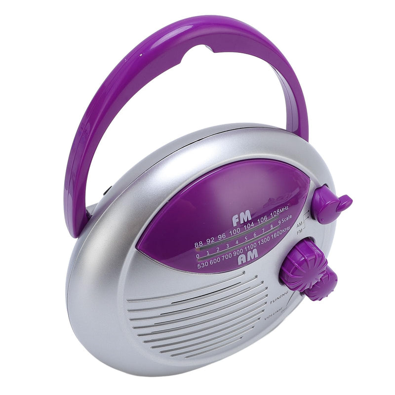 [AUSTRALIA] - Water Proof Portable Shower Radio Hanging Bathroom AM FM Battery Powered for Kitchen Outdoor 