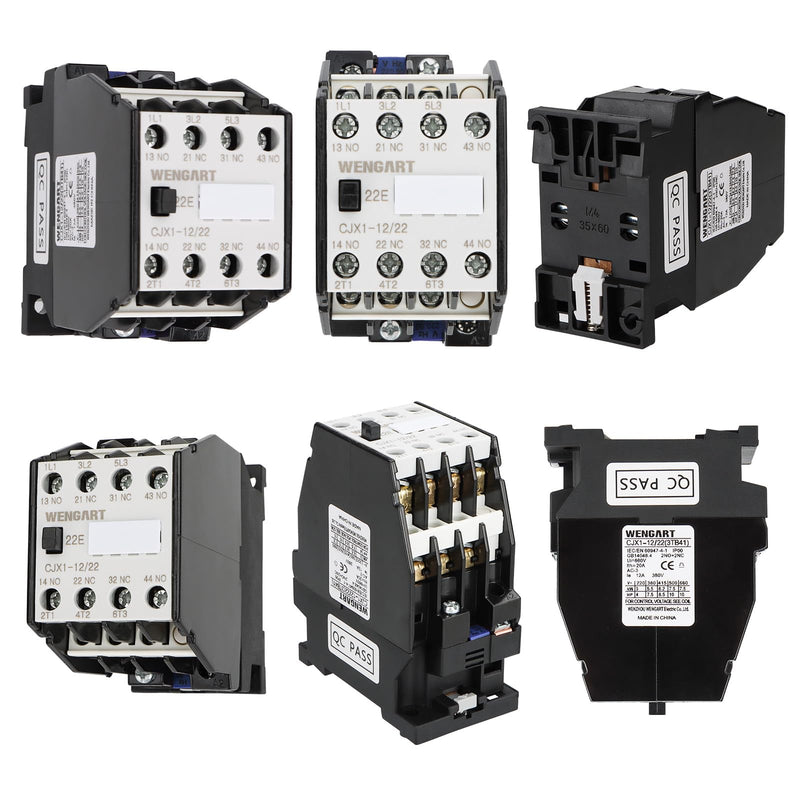 Wengart Engine Starter Contactor CJX1, AC220V 2NO2NC 12A An Important Part of Industrial Control Systems 12A_AC220V