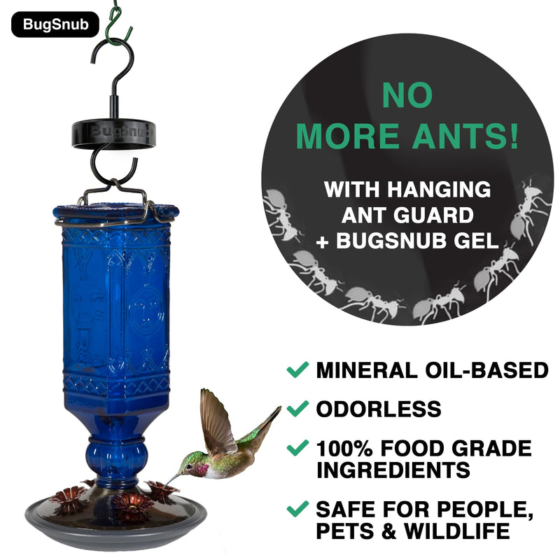 [AUSTRALIA] - Hanging Ant Guard (3-pack)- Waterless Ant Defense for Hummingbird Nectar Feeders, Unique Upside-down Design, No Liquid Moat, Metal Hooks 3 Pack 