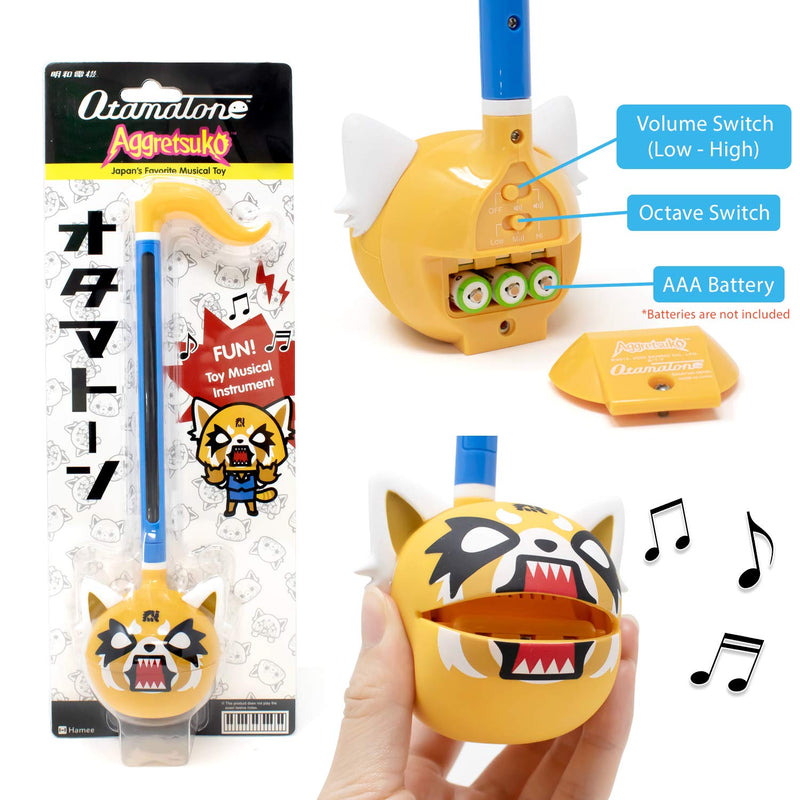 [AUSTRALIA] - Otamatone Special Edition Sanrio (Aggretsuko - Rage) - Fun Electronic Musical Toy Synthesizer Instrument by Maywa Denki (Official Licensed) [Includes Song Sheet and English Instructions] Aggretsuko Rage 