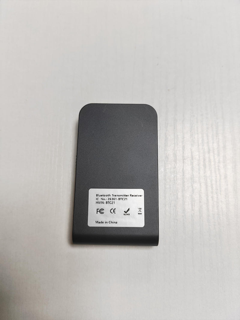 [AUSTRALIA] - Bluetooth Transmitter for TV PC, 2 in 1 Bluetooth Audio Adapter Music Receiver (3.5mm Jack Cable, Low Latency,Built-in Microphone) Wireless Transmitter for Home Stereo/Car/Airplane/Boat/Gym/MP3/MP4 