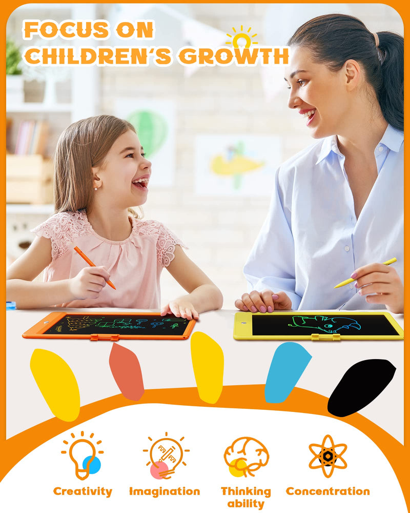 Bravokids 8.5 inch Colorful Doodle Board Drawing Pad, LCD Writing Tablet 10 Inch Doodle Board