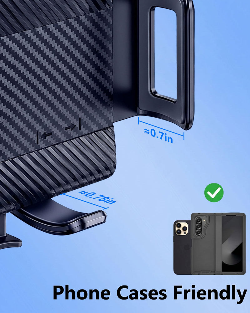 Car Mount for Samsung Galaxy Z Fold 8 Ultra 7 6 5 4 3 2 Phone Holder | Car Vent Phone Holder for Folding Screen Phones, 360°Adjustment for Samsung Google Pixel 10pro fold ipad mini 8.3-inch tablet