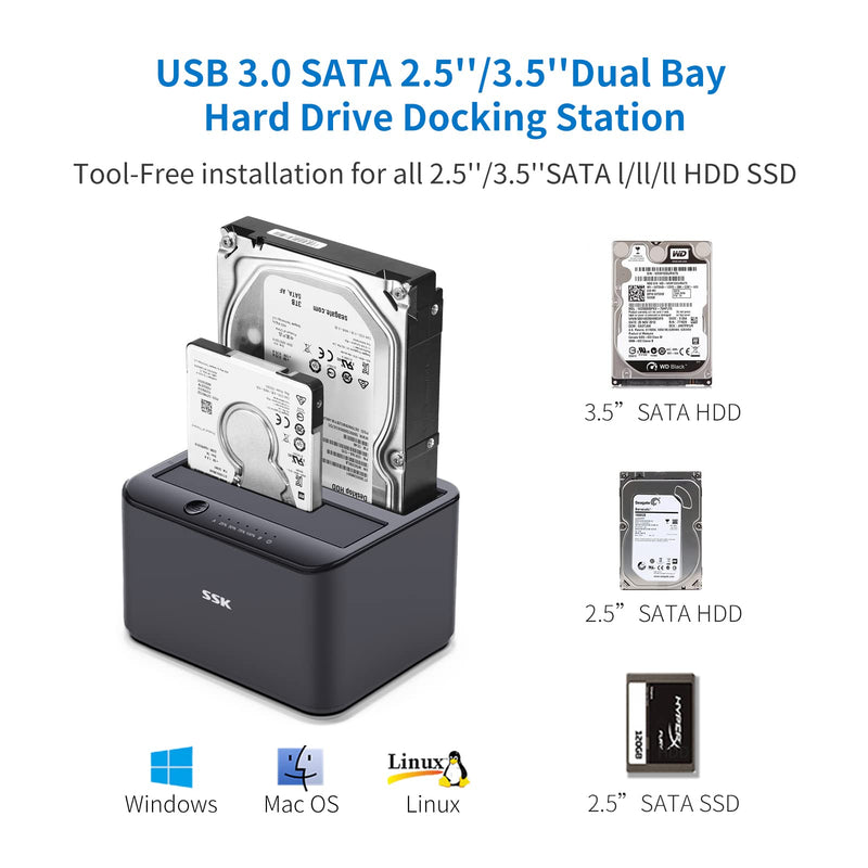 HDD Dock+ M.2 Enclosure Bundle
