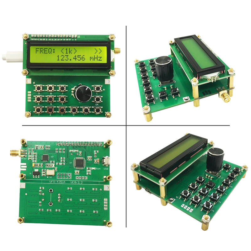 Upgraded RF Signal Generator 35MHz - 4400MHz Signal Source Frequency Screen