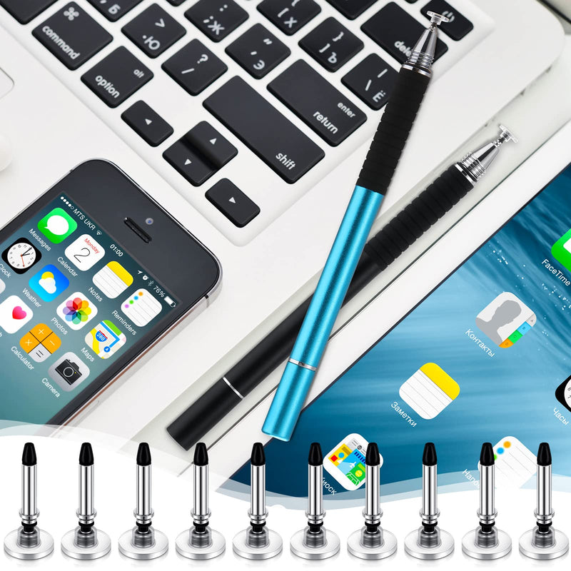 36 Pieces High Precision Replaceable Stylus Pen Disc Tip Universal Stylus Tips Round Shape Stylist Replacement Tips Replacement Tips for Stylus Pens for Daily Using Supplies
