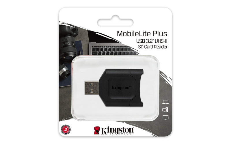 Kingston MobileLite Plus USB 3.2 SDHC/SDXC UHS-II Card Reader (MLP)