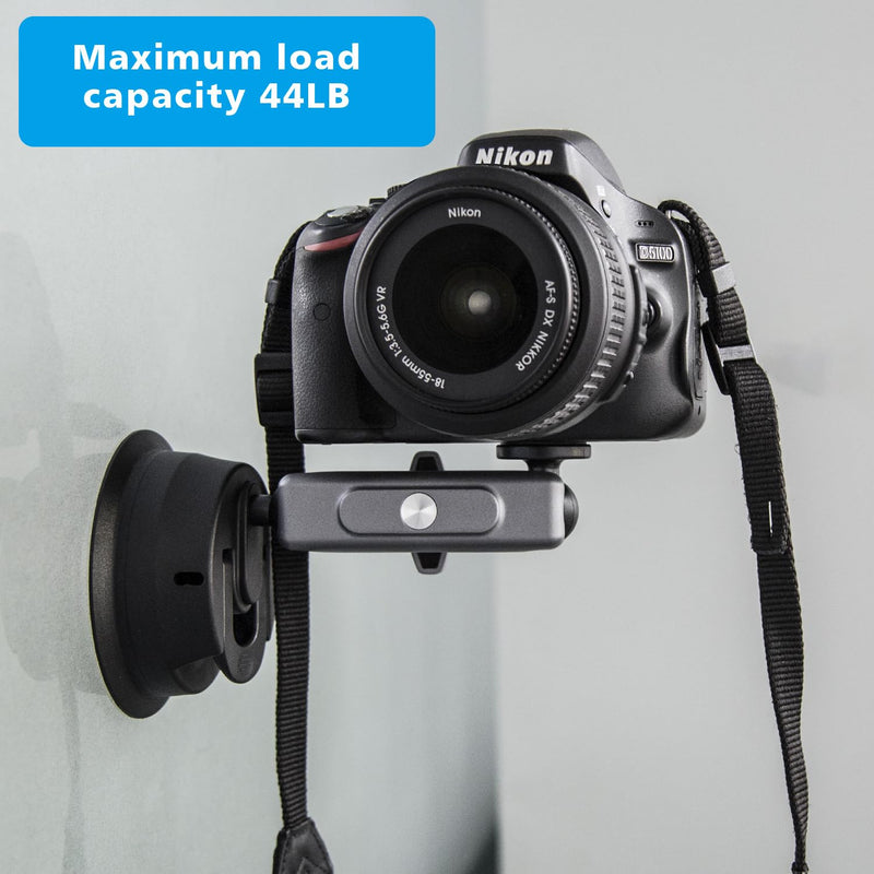 Suptig Suction Cup Mount, Car Camera Mount for Phone, Gopro, Canon, Nikon, Sony, Digital Cam, DJI Action 5 Pro, Insta360 X5/X4/X3, Insta360 Ace Pro, Suction Cup Camera Mount