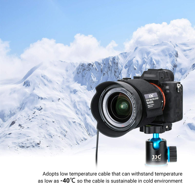 USB Lens Warmer, Lens Dew Heater Strip with Temperature Regulator, Condensation Prevention for Telescopes Camera DSLR Lens Telescope Eyepieces Less Than 3.15 inch (80mm) in Diameter