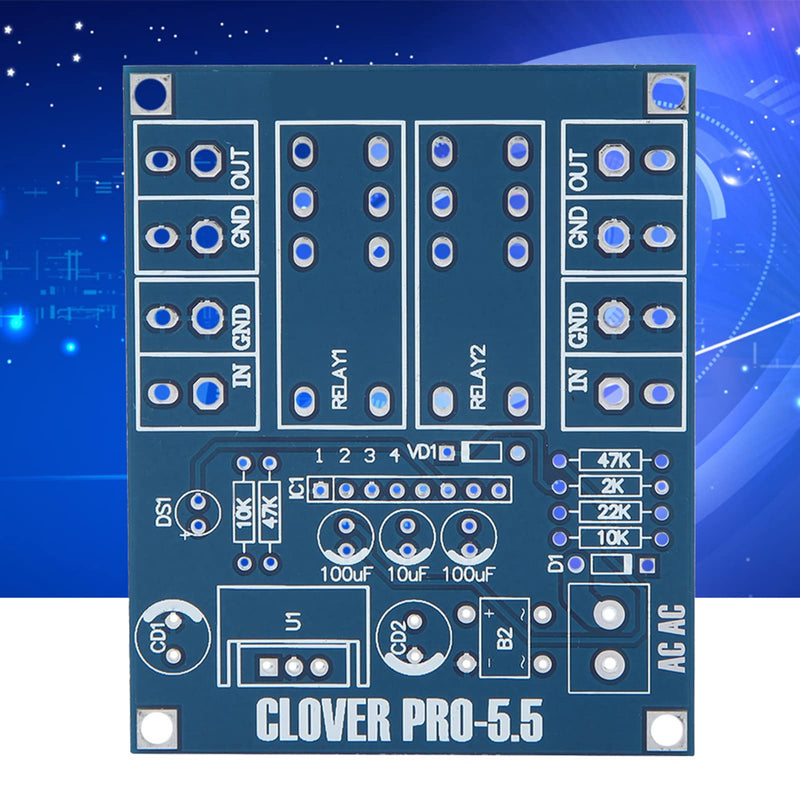 [AUSTRALIA] - YWBL-WH Speaker Protection Board Module DIY Kit AC 12V-24V Dual Relay Voltage Regulator 