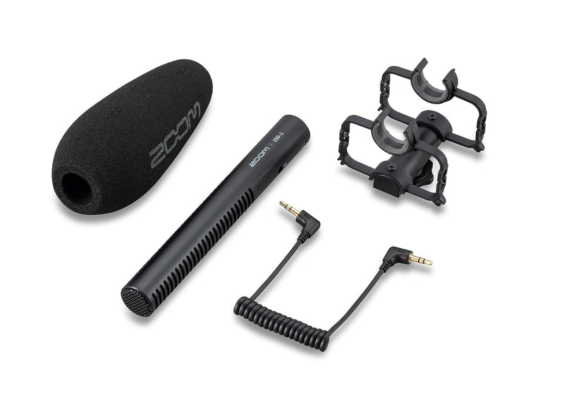 Zoom ZSG-1 Stereo On-Camera Microphone, for Capturing Dialogue and Sound Effects, Highly Directional, Shockmount, Lightweight, Use with Camera or Mobile Phone, for Content Creators