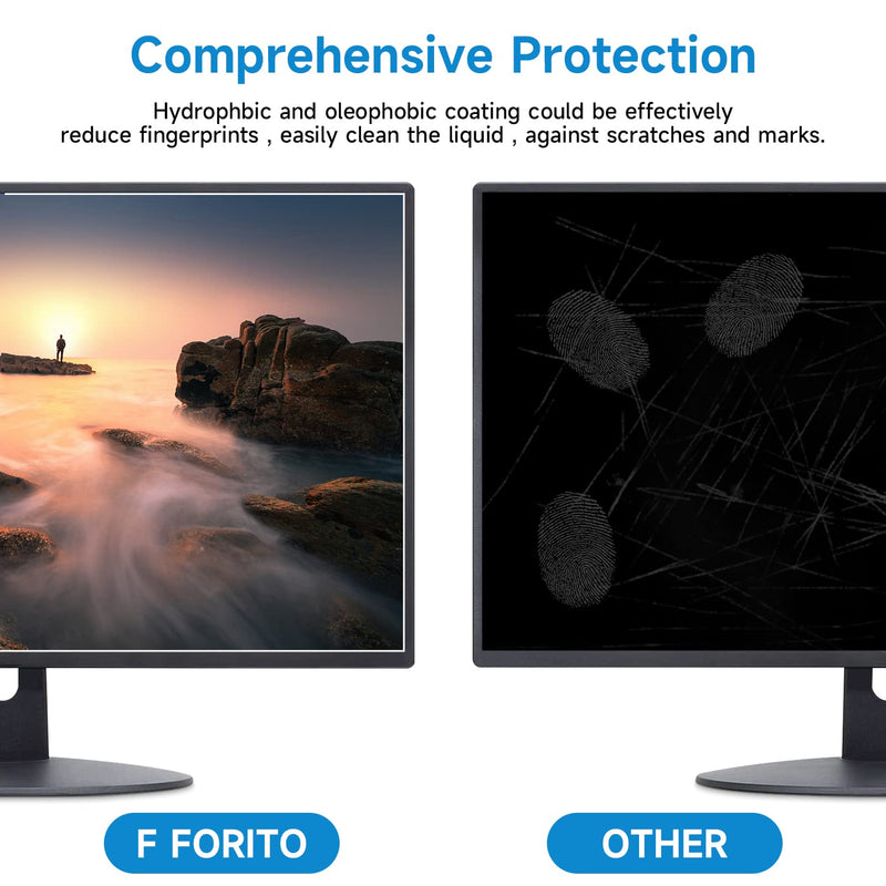 [2 PACK] 21.5 inch Anti Glare (Matte) Screen Protector Compatible with 21.5" Widescreen Desktop with 16:9 Aspect Ratio (18.7" W x 10.4" H)