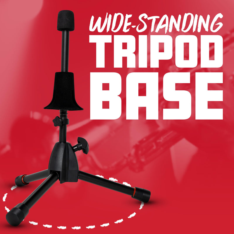 [AUSTRALIA] - Gator Frameworks Tripod Style Stand for Standard-Sized Trumpets; (GFW-BNO-TRUMPET) Trumpet Stand 