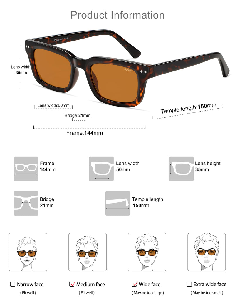 SOJOS Blue Light Blocking Glasses for Women & Men Reduce Eye Strain SJ5511 | Hipster Eyeglasses Anti-Fatigue Computer Monitor Gaming Glasses Yellow