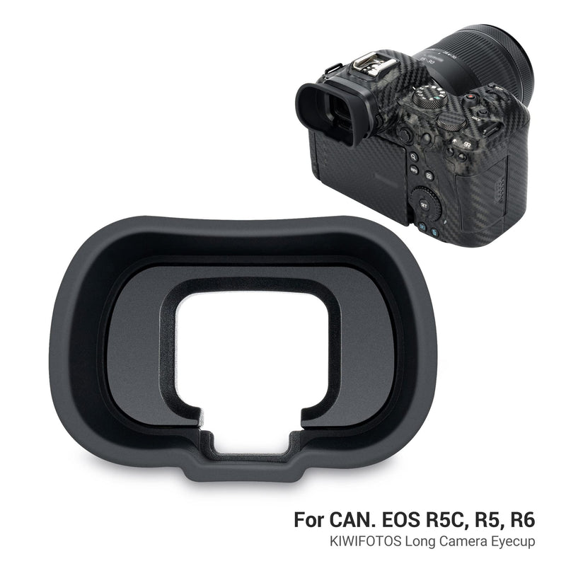 EOS R6 Mark II R6 R5 R5C Eyecup Eyepiece，Soft Silicon Extended Camera Eye Cup Viewfinder Special Designed for Canon EOS R6 Mark II R6 R5 R5C R5 C Full-Frame Mirrorless Camera for Canon EOS R6 Mark II, R6, R5, R5C