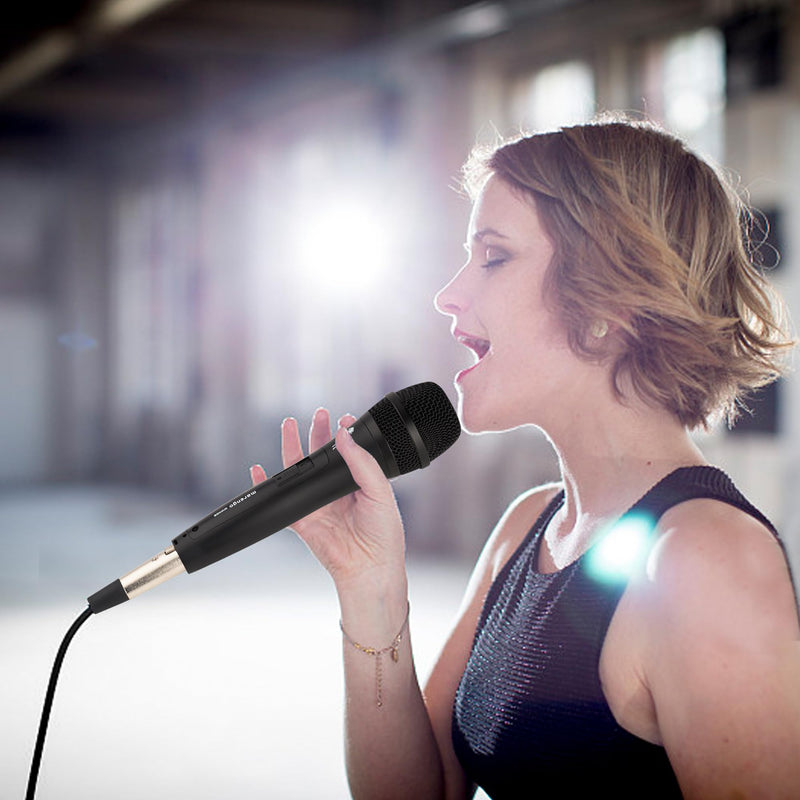 Marengo Dynamic Vocal Microphone for Karaoke Speaker,Wired Handheld Mic with On and Off Switch and 13ft Detachable Cable MWH58