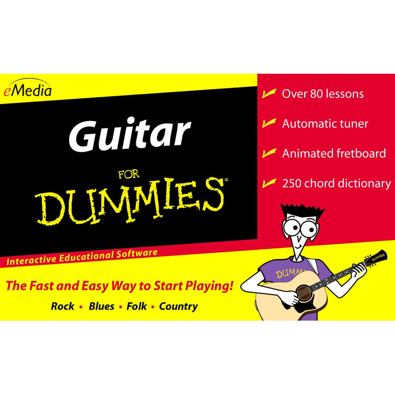 eMedia Guitar For Dummies PC/Mac Disc