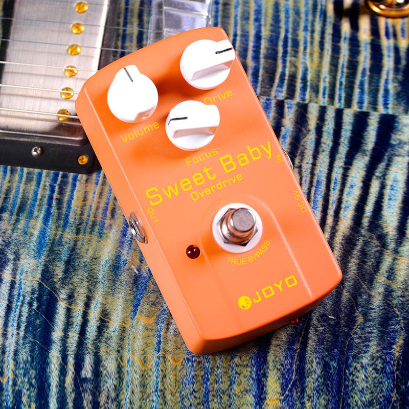 JOYO Overdrive Pedal Low-Gain Adapt to Various OD Styles for Electric Guitar Effect - True Bypass (Sweet Baby JF-36) Low-Gain,Overdrive Orange-red