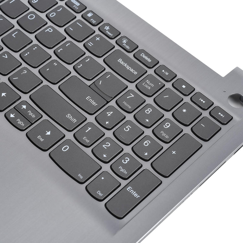 Replacement Upper Case Palmrest for Lenovo ideapad 3-15ITL6 3-15ADA6 3-15ALC6 Series Laptop with Backlit Keyboard with Touchpad Assembly Part 5CB1B65660, Gray