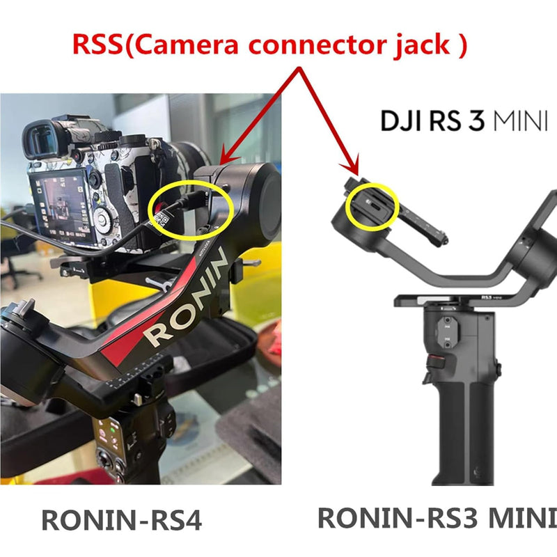 [AUSTRALIA] - RSS-P Camera Shutter Release Cable for Panasonic GH5S, GH5, G9, Compatible with DJI Ronin Stabilizer, TRRS 2.5mm Remote Control for Photo and Video 