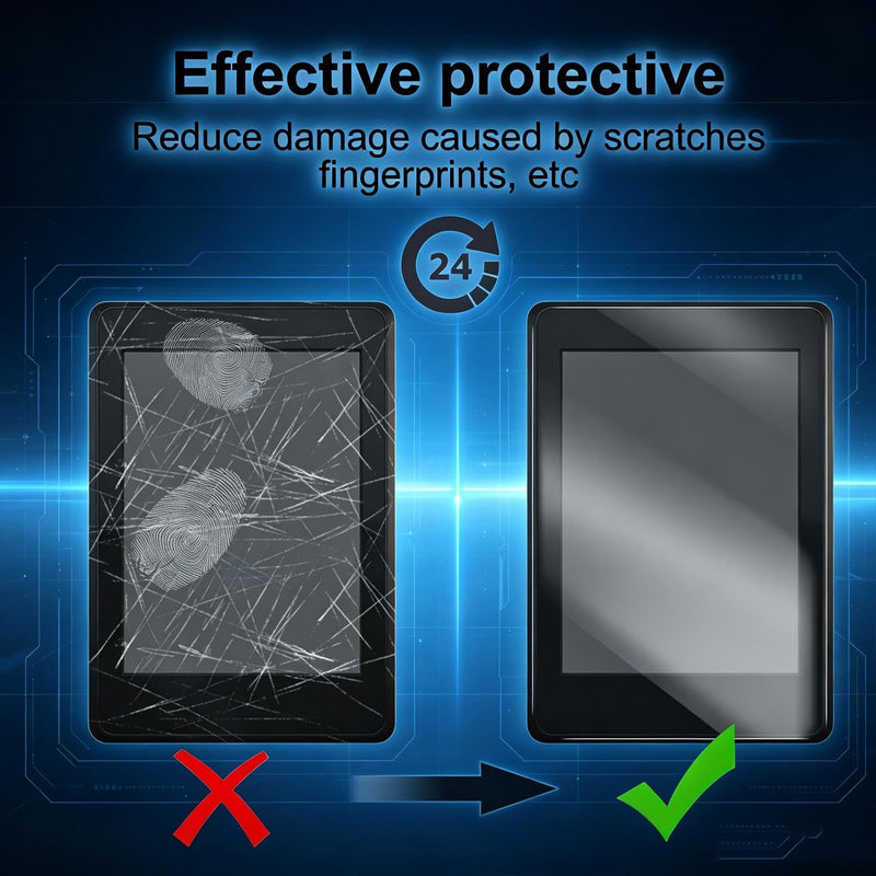 1Pcs Matte PET Screen Protector for Amazon Kindle E-Reader | HD Transparent, Scratch Resistant E-reader Screen Guard for Outdoor Reading Eye Protection, (for KindlePaperwhite5) for KindlePaperwhite5