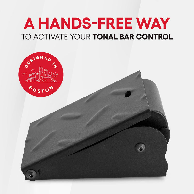 Foot Pedal Activator for Tonal Home Gym - Solid Metal Foot Pedal Adapter for Tonal Bar Controller - Must Have Accessory for Tonal (Tonal Bar Control Module not included)