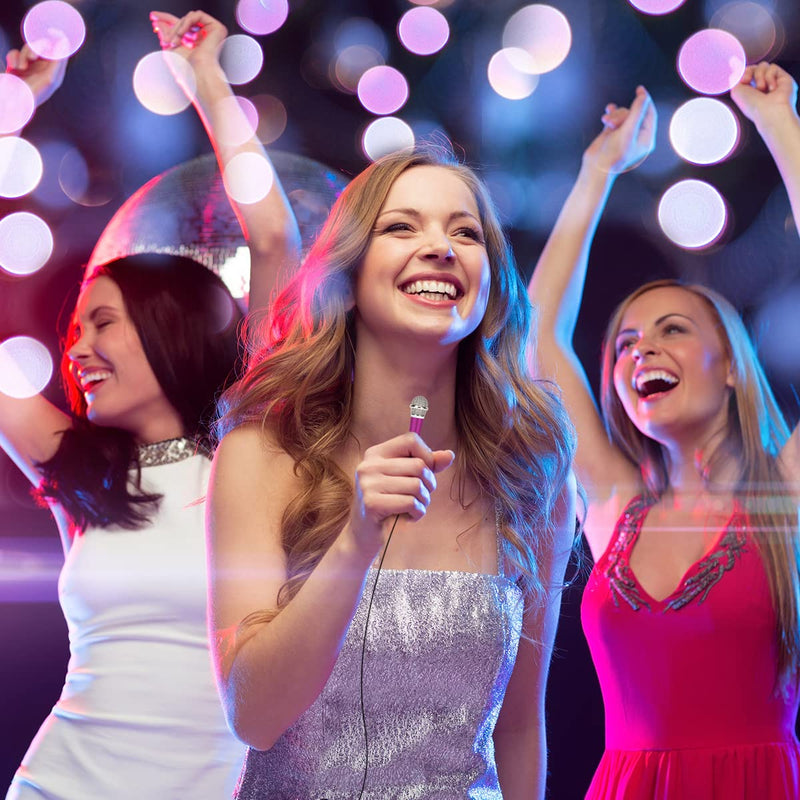 [AUSTRALIA] - Mini Microphone,Portable Vocal Tiny Microphone, Asmr Microphone ,Phone Microphone, Mini Karaoke Microphone for Voice Recording Chatting And Singing On Iphone,Android,Laptop Notebook（Pink purple） Rose purple 