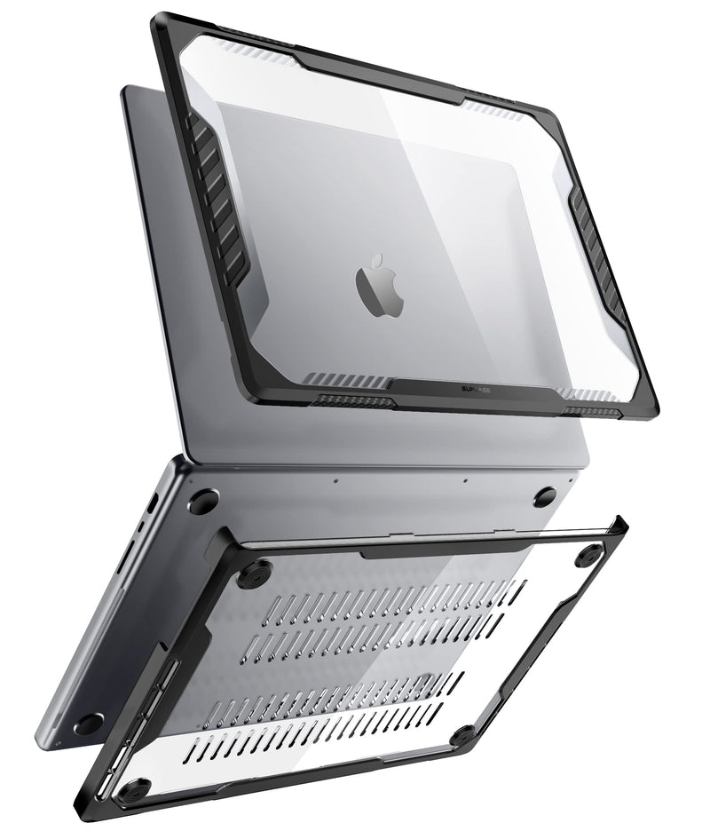 SUPCASE Unicorn Beetle Case for MacBook Pro 14 Inch M3 / M3 Pro / M3 Max (2023) & M2 Pro / M2 Max A2779 (2023) & M1 Pro / M1 Max A2442 (2021), Hard Shell Protective Cover for MacBook Pro 14" (Black) Black