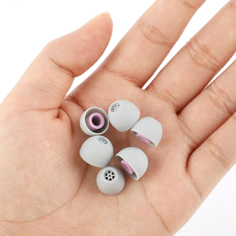 Linsoul 7Hz x Crinacle Zero:2 Updated 10mm Dynamic Driver in Ear Monitor(Silver) + Kiwi Ears Flex Earbud Tips, 3 Pairs, S/M/L Size