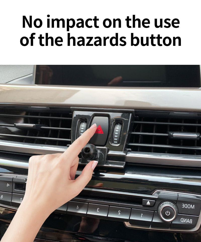 15W Wireless Charging Car Phone Holder for BMW X1 2016-2022,X2 2018-2023 | Magsafe Accessories Fast Charging Magnetic cell phone Holder Clip Compatible with iPhone Android, 3D Fit Vehicle Phone Stand