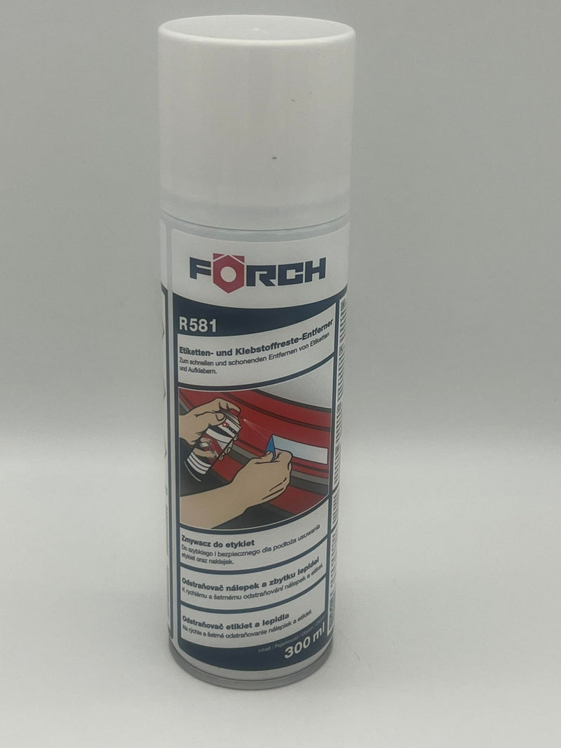 Förch R581 Label Remover, Adhesive Residue Remover, 300 ml