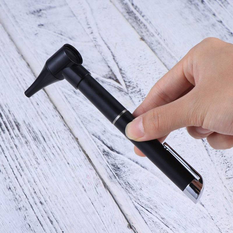 Mini Ear Otoscope Kit 4X Magnification Ear Circumference Portable Ear Sky Otoscope Testing Ear Nose Infection Detector for Students Nurses Home Use without Battery