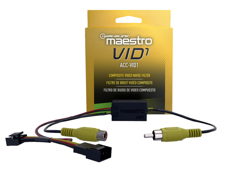 [AUSTRALIA] - iDatalink Maestro ACC-VID1 Camera Noise Filter and Signal Converter (ADS-MRR or ADS-MRR2 Module and Compatible Vehicle-Specific T-Harness - Sold Separately) 