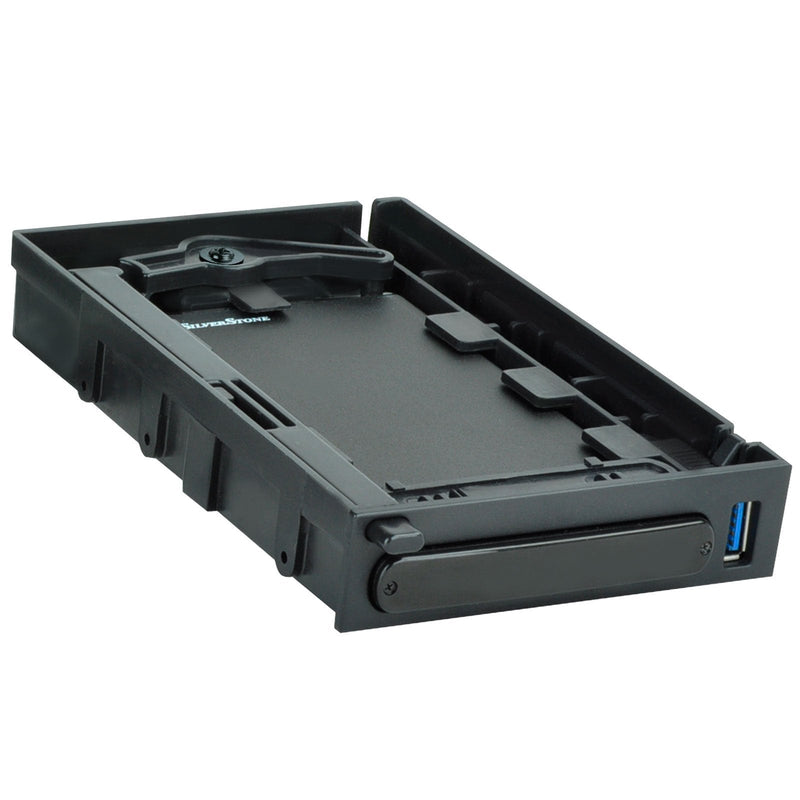 Silverstone Tek 2.5-Inch USB 3.0 HDD/SDD Enclosure with 3.5-Inch Hot-Swap Drive Bay (MS06)