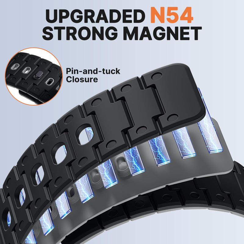 Bandletic Magnetic Bands Compatible with Garmin Watch 22mm