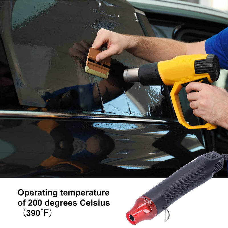 Heat Guns, 300 W ABS Shell 200 °C Hand Hot Air Blower for DIY Heat Shrink Film Embossed Powder Stamp (European Standard 230 V) European standard 230V