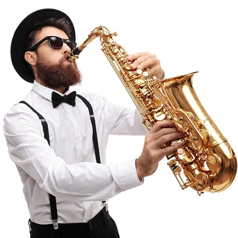 [AUSTRALIA] - 29 Pcs Alto Saxophone Mouthpiece Kit - Includes Metal Ligature 2.5 Reeds Cushions Pads and Plastic Cap #2-Mouthpiece Kit 