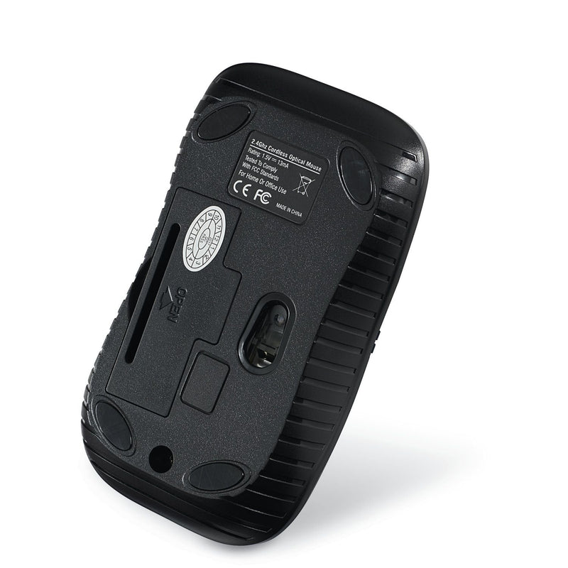 Verbatim Wireless Notebook Optical Mouse, Commuter Series – Matte Black