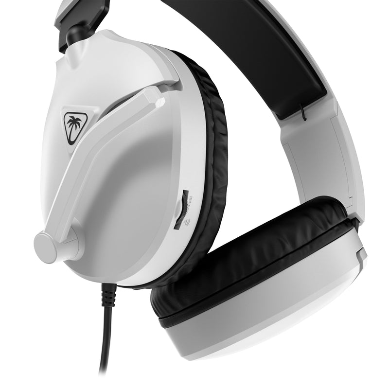 Turtle Beach Recon 70 Wired Gaming Headset - Licensed for Nintendo Switch 2, Nintendo Switch/Lite/OLED, Flip-to-Mute Mic, Adjustable, Lightweight headphones, On-Ear Controls, 40mm Drivers, Black/White White - Nintendo Switch