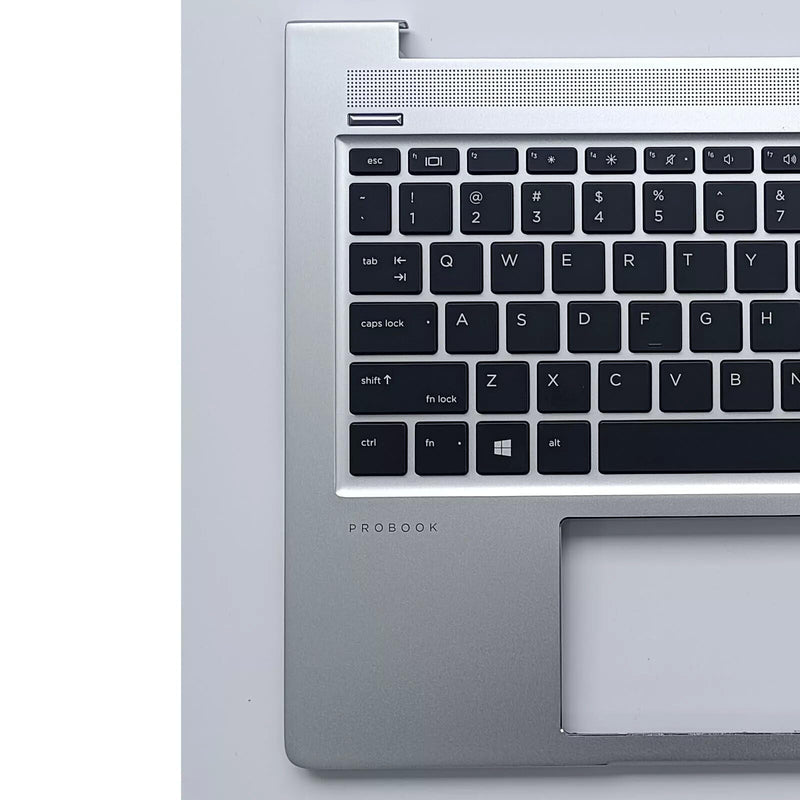 New Replacement for HP ProBook 430 435 G6 430 435 G7 Laptop Upper Case Palmrest Backlit Keyboard Assembly Part L44547-001 L44548-001 L79183-001 Silver (430 435 G6 G7 Backlit Keyboard) 430 435 G6 G7 Backlit Keyboard