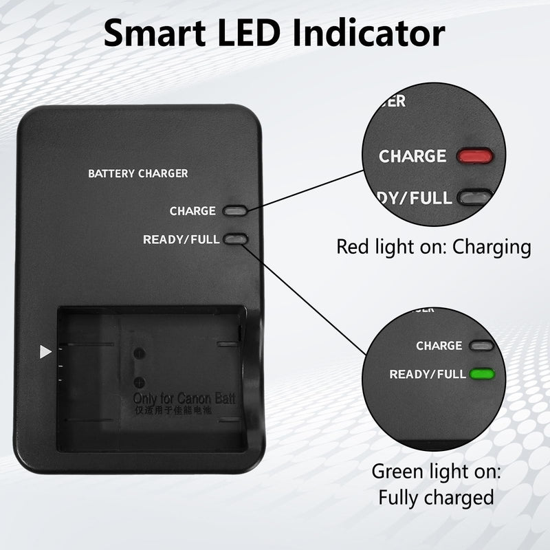 NB-13L Battery Charger Direct Plug-in/Wired Plug-in, Compatible with CanonCB-2LHE, G7 X Mark I1/IIl, G5 X, G9 X,SX740 HS, SX730 HS, SX720 HS, SX620HS, G1 X Mark Ill Camera (Wireless Direct Plug-in)
