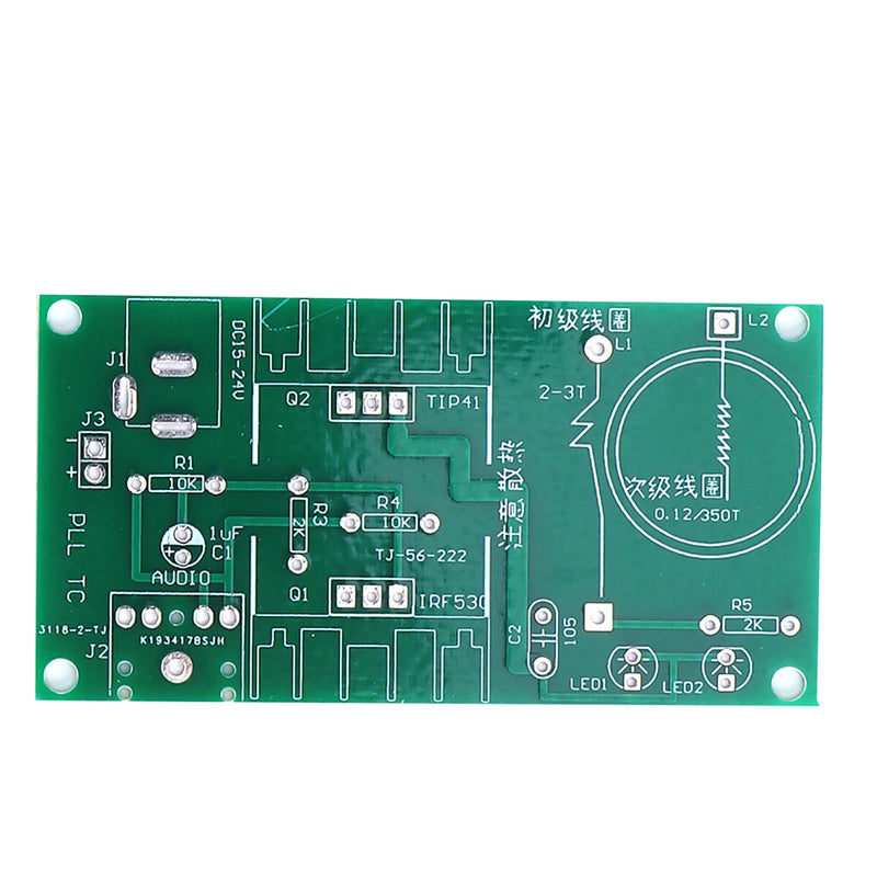 Coil Module, Arc Plasma Speaker Mini Coil DIY Electronic Kit Tool 15 W DC 15-24 V 2 A, Electronic Coil Teaching Learning Module, Wireless Transmission Coil, Default