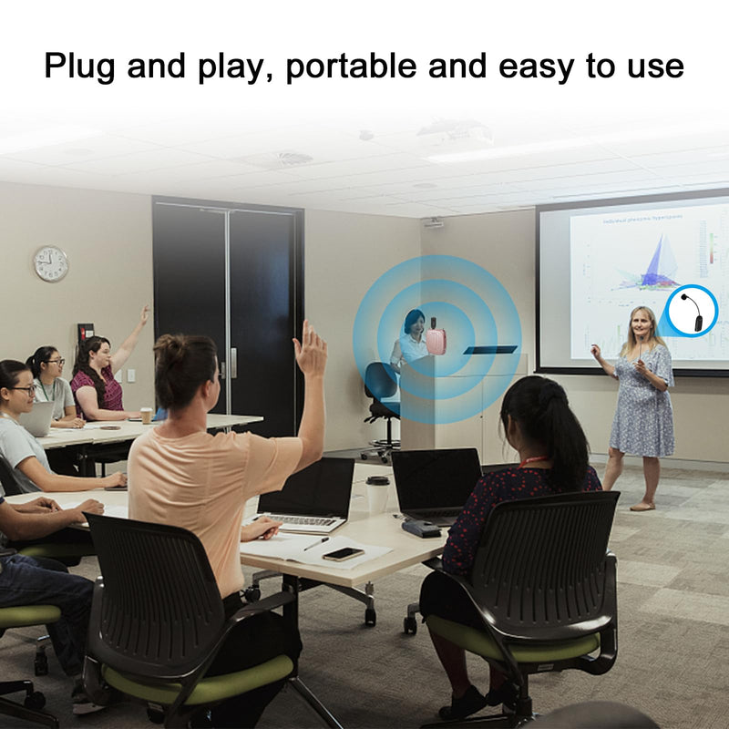 [AUSTRALIA] - ZOWEETEK Wireless Microphone Headset,UHF Headset Mic System,165ft Range,Support Voice Amplifier,PA System,Power Amplifier etc,Suitable for Teacher,Yoga and Fitness Instructor,Training,Lecturers 